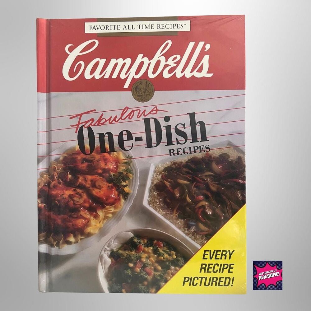 1992 Campbells Fabulous One-Dish Recipes - SEALED - Excellent Vintage Condition